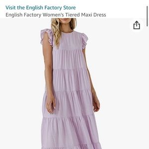 English Factory Tiered Maxi Dress